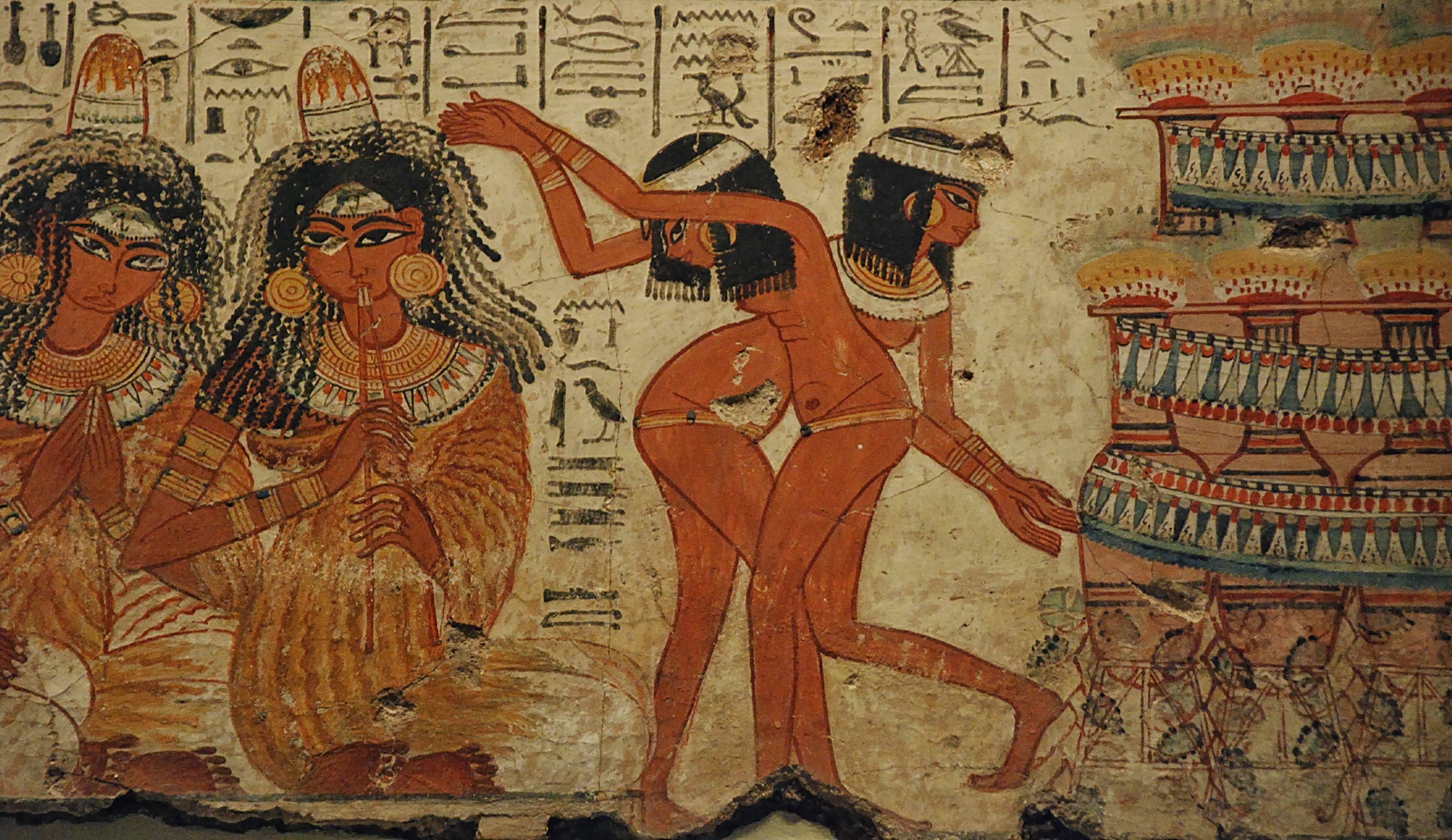 What is a major characteristic of ancient Egyptian art?