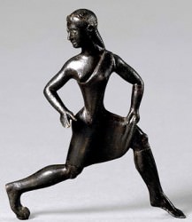Spartan Woman Bronze Statue (Wikipedia User: Putinovac)