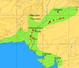 Map of the Indus Valley Civilization (Dbachmann)