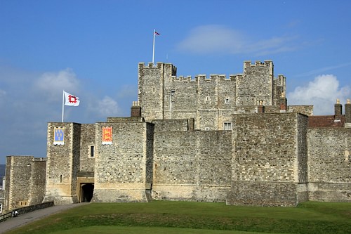 Pared interior y Donjon, Castillo de Dover