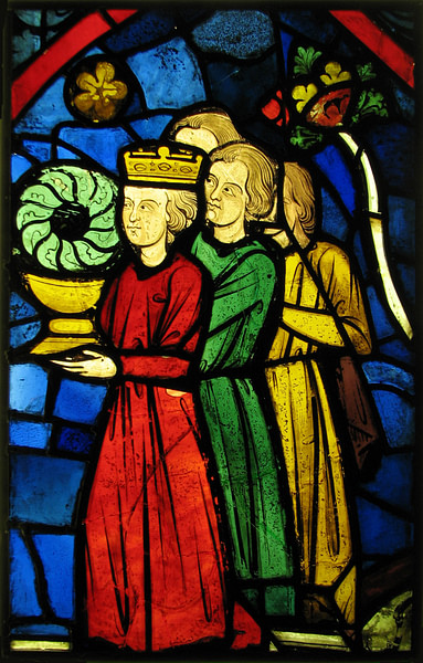 Koning Lodewijk IX draagt de Doornenkroon