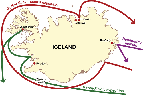La colonisation de l'Islande
