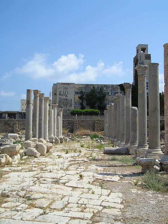 Roman Agora in Tyre (Wikipedia User: Heretiq)