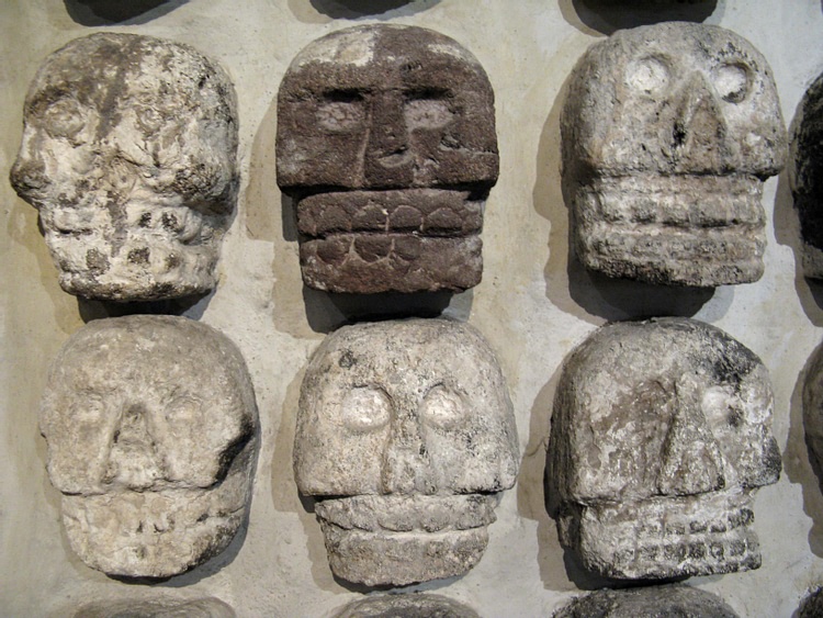 Teschi aztechi, Templo Mayor (Travis S.)