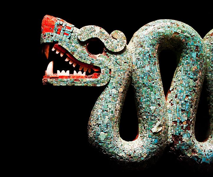 Aztec Double-Headed Serpent (Detail) (Neil Henderson)