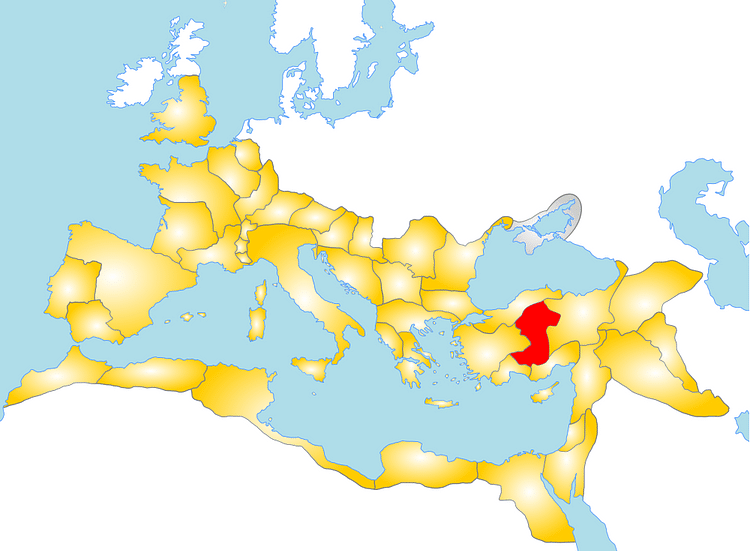Mapa de la Provincia Romana de Galacia (Andrei nacu)