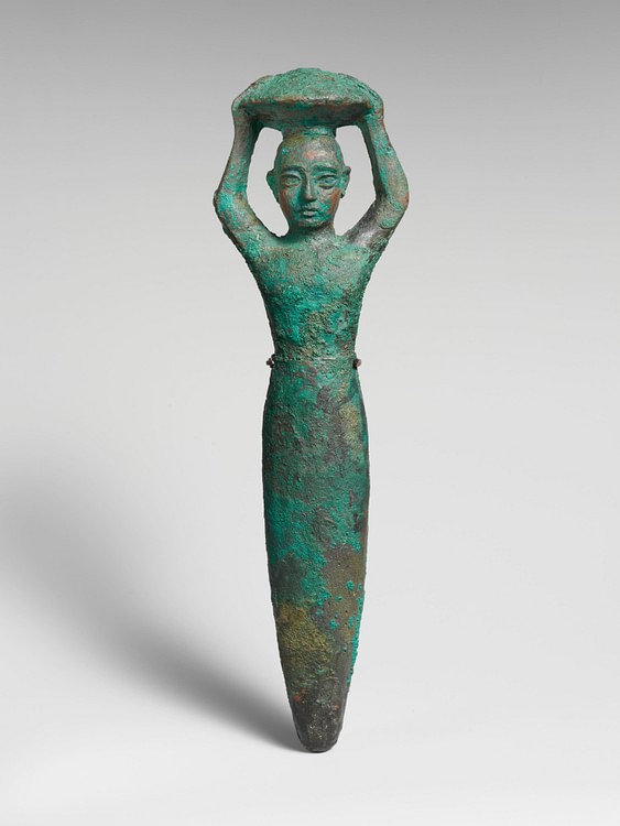 Figura de la Fundación del Rey Shulgi de Ur (Museo Metropolitano de Arte)