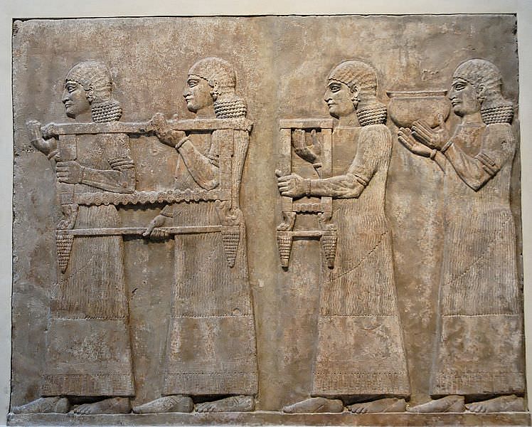 Servants at Dur-Sharukkin (Khorsabad) (Jastrow)