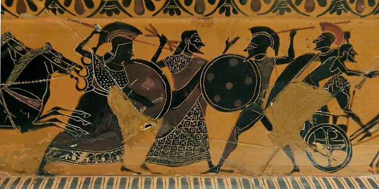 Scene from the Shield of Hercules (Jastrow)