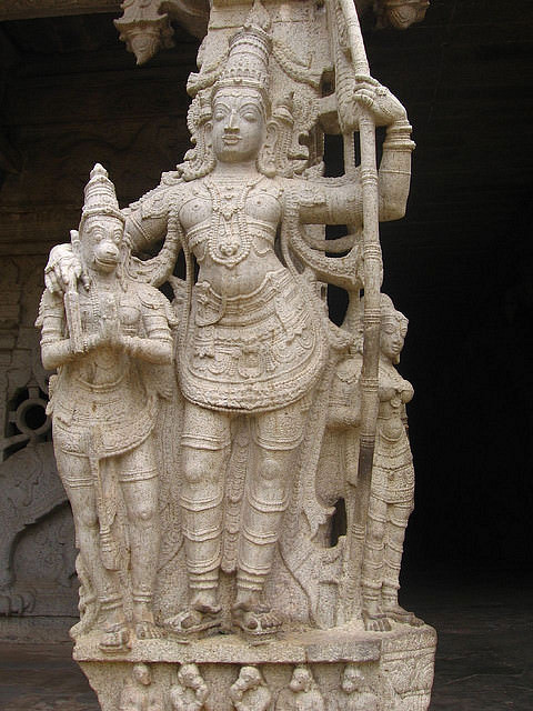 Rama y Hanuman (Sowrirajan)