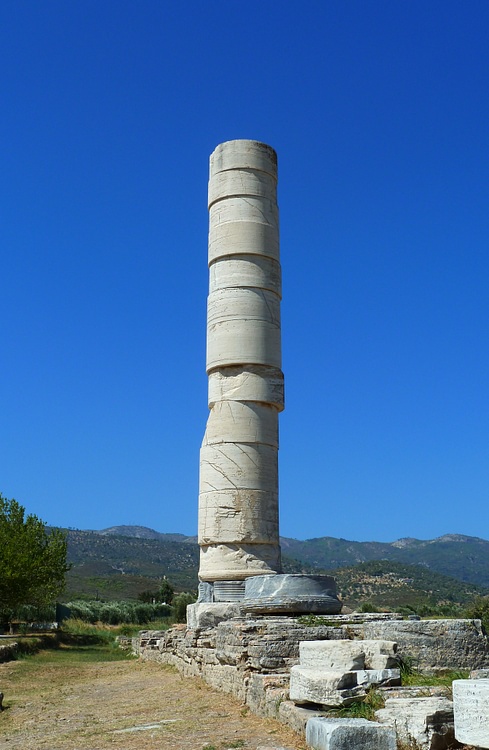Coluna do Heraion, Samos (Kramer96)