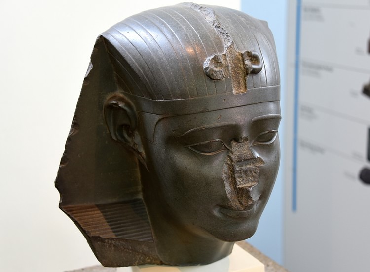 Head of King Nectanebo I or II ()