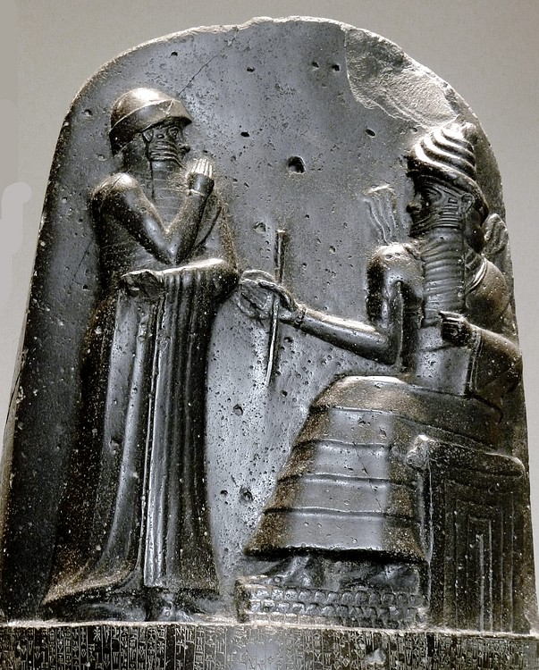 Hammurabi y Shamash (Mbzt)