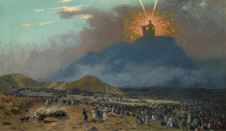 Moisés en el Monte Sinaí (Jean-Léon Gérôme)