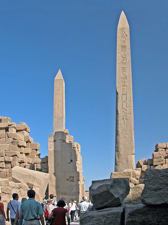Egyptian Obelisks, Karnak (Dennis Jarvis)