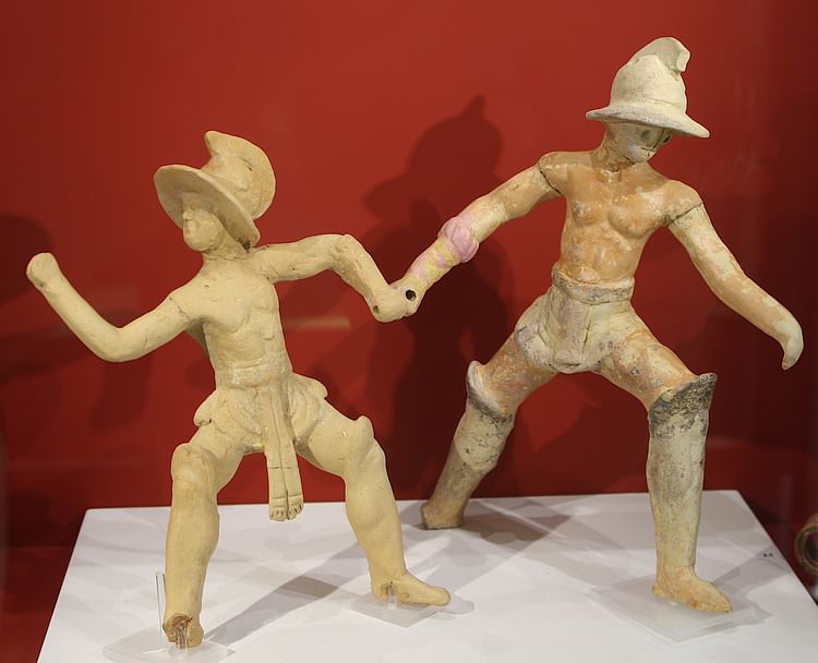 Roman Terracotta Gladiators ()