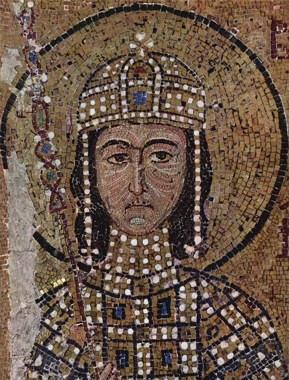 Mosaico de Alexios I Komnenos (Artista Desconocido)