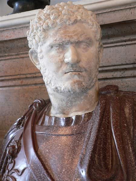 Imperador Romano Caracalla (Mary Harrsch (Fotografado no Museu Capotoline, Roma))