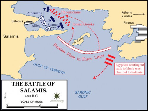 Batalha de Salamina, 480 aC