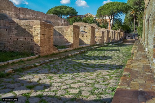Frentes de loja romana, Ostia