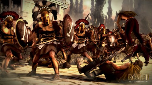 Guerreiros espartanos