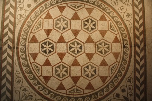 Mosaico geométrico romano