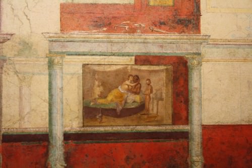 Roman Fresco, Villa de la Farnesina, Roma