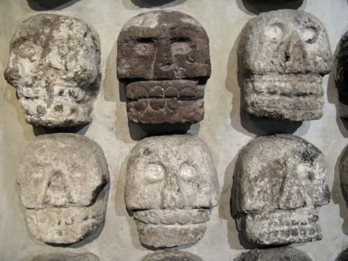 Crânios Astecas, Templo Mayor