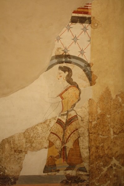 Fresco de la Casa de las Damas, Akrotiri
