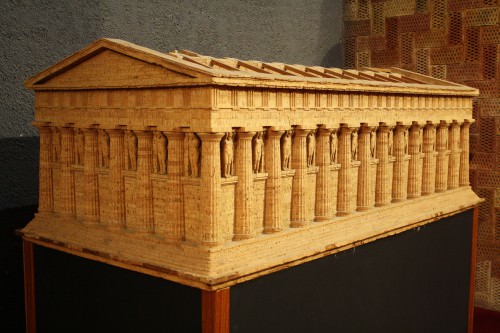 Modelo del Templo de Zeus, Agrigento