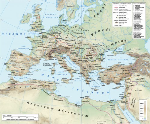 Red de carreteras romanas