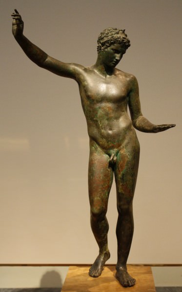 Atleta griego de bronce