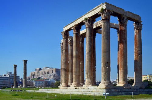 El Templo de Zeus Olímpico, Atenas