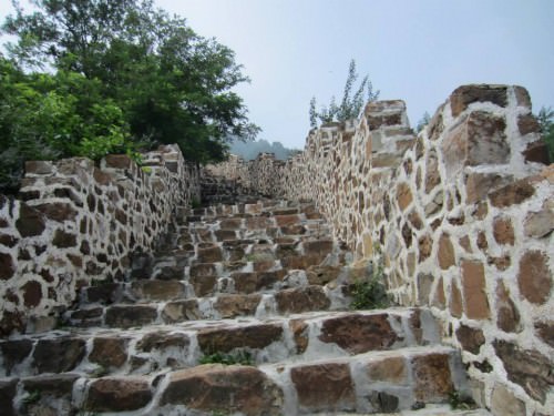 Escadas da Grande Muralha da China