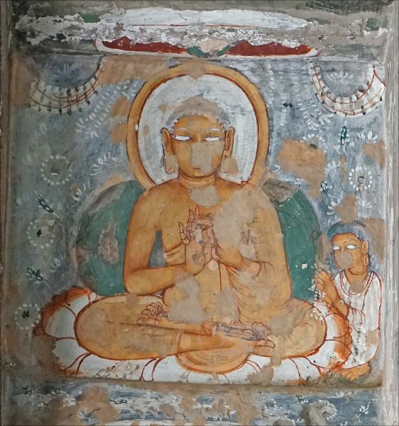 Buda, cueva de Ajanta No. 10