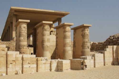 Templo en la pirámide escalonada, Saqqara