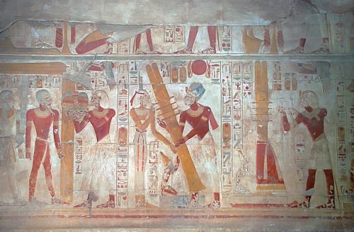 Djed Pillars, Salón de Osiris, Abydos