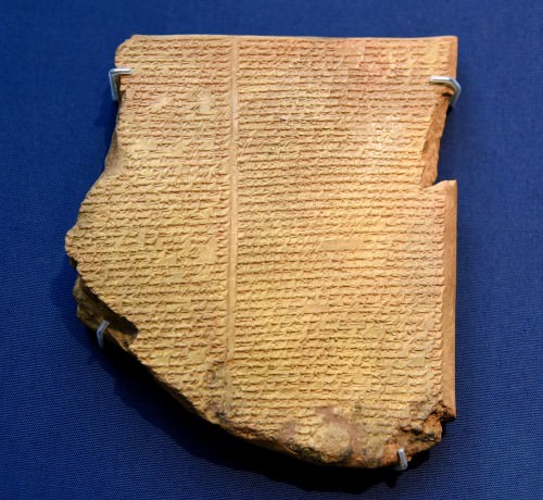 Tableta de inundación de la epopeya de Gilgamesh