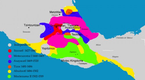 Expansión del imperio azteca
