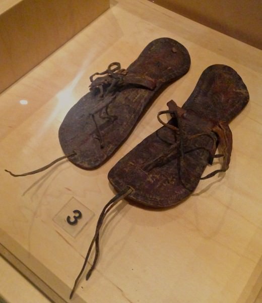 Antico sandalo egiziano