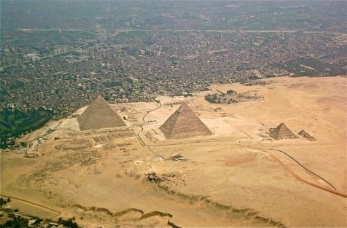 Como pirâmides de Gizé
