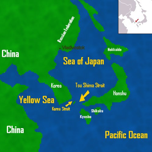 Mapa da Ásia Oriental