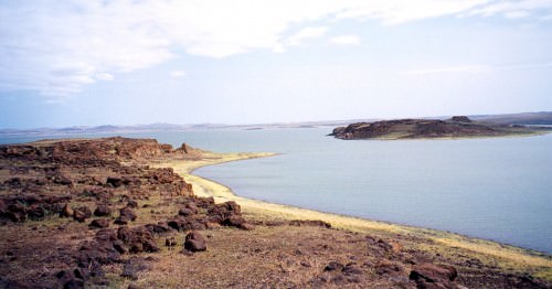 Lago Turkana, in Kenya