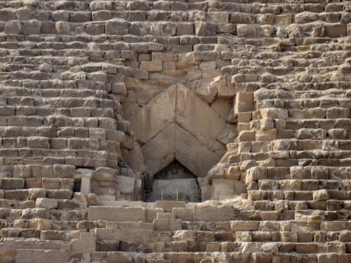 Pasaje de entrada, gran pirámide de Giza