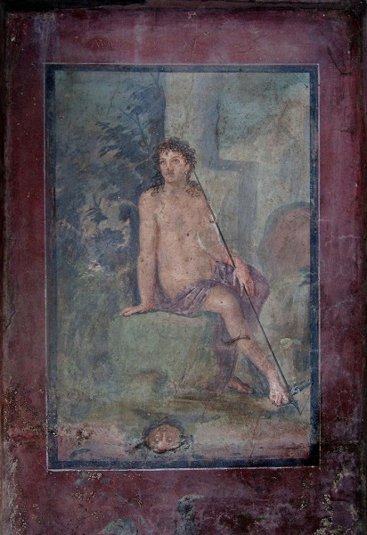 Affresco del Narciso, Pompei