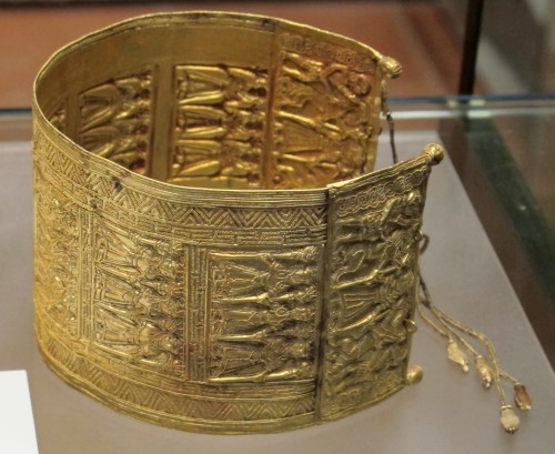 Pulsera etrusca de oro