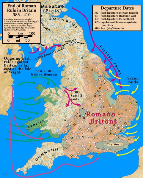 Grã-Bretanha 383-410 dC