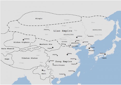 Mapa de la dinastía Liao