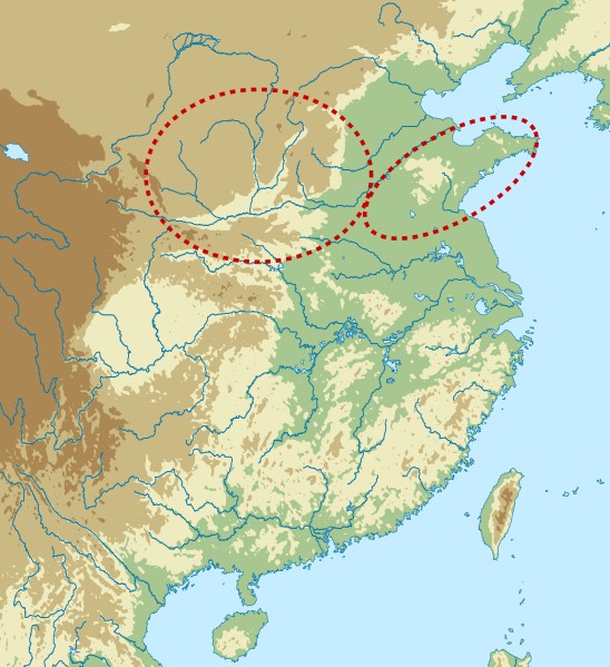 Territorio de la cultura Longshan, China