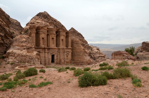 El monasterio en Petra